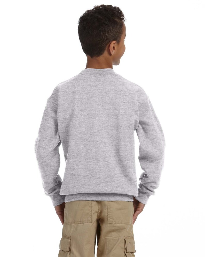 Custom Youth Gildan 18000B Sweatshirt, Personalized Kids Crewneck, Choose Color and Size bild 7