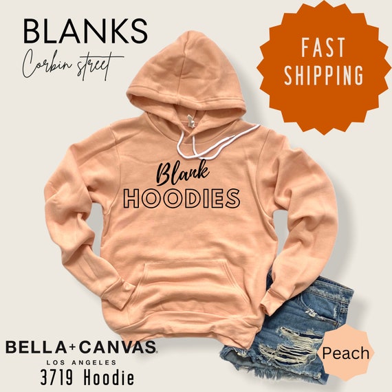 3719 Bella Canvas Unisex Sponge Fleece Pullover Hoodie Shirt Making Vinyl or Screen Printing Craft Supplies Bella Canvas Hoodie Etsy