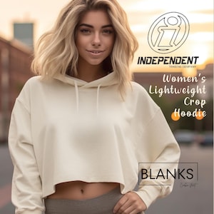 Women&#39;s Lightweight Crop Hooded Pullover Hoodie AFX64CRP that you can Customize or Personalize in your own shirt shop