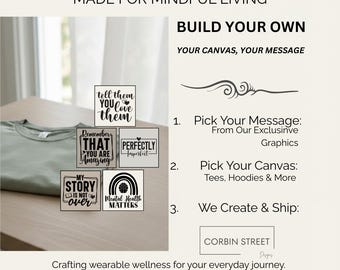 Mental Health Graphics Mix & Match | Choose a Supportive SayingThese are not digital downloads.