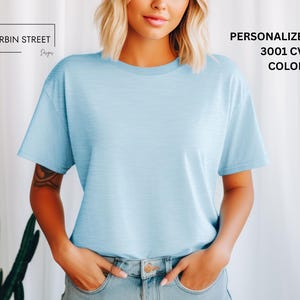 Bella Canvas 3001 Adult Unisex Shirts Add Your Graphic or Choose One of Ours