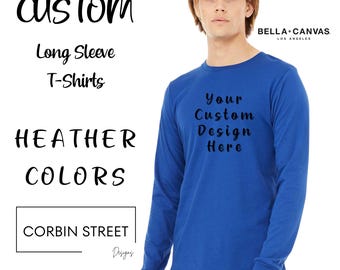 Bella Canvas 3501 Unisex Long Sleeve Shirt - Custom Design