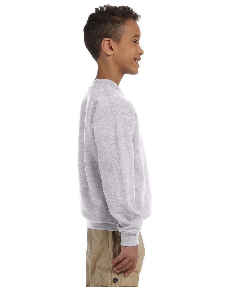 Custom Youth Gildan 18000B Sweatshirt, Personalized Kids Crewneck, Choose Color and Size bild 6