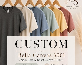 Bella Canvas 3001 Unisex Blank T-Shirt