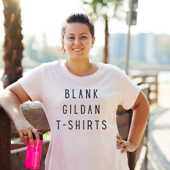 Plus Size Blank Gildan Heavy Cotton™ T-shirt 5000, Unisex for Heat