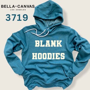 3719 Bella + Canvas Unisex Sponge Fleece Pullover Hoodie | Shirt Making | Vinyl or Screen Printing | Craft Supplies | Bella Canvas Hoodie