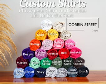 Gildan 5400 Heavy Cotton Long Sleeve T-Shirt, Personalized Unisex Tee, Choose Color and Size