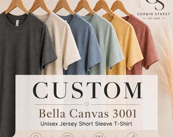 Bella Canvas 3001 Unisex Blank T-Shirt
