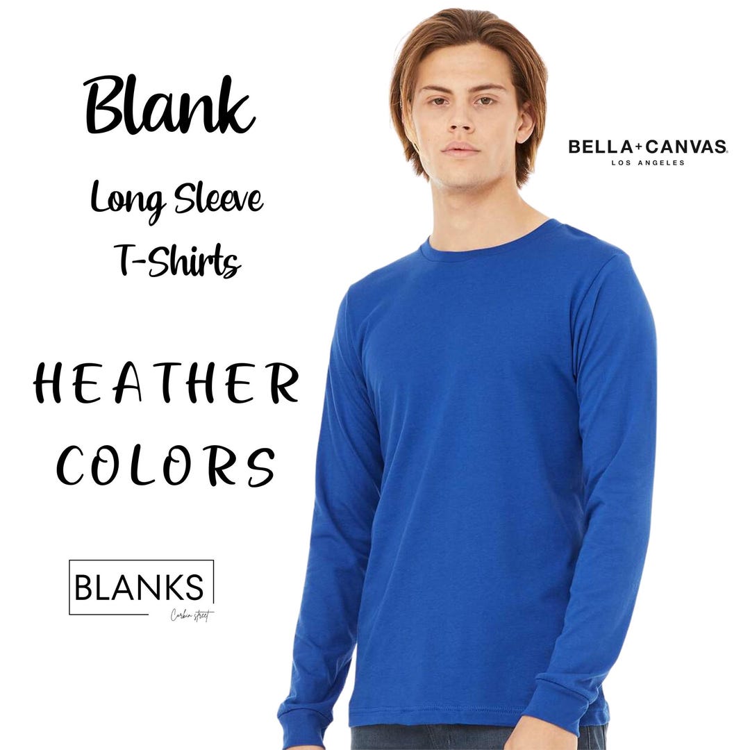 Bella Canvas Long Sleeve Blanks 3501, CVC Bella Canvas | Shirt Making ...