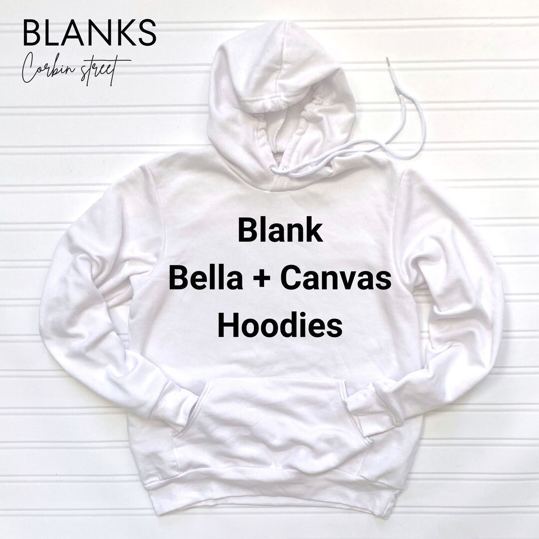 BELLA CANVAS Sponge Fleece Hoodie 3719 Blank Bella Canvas