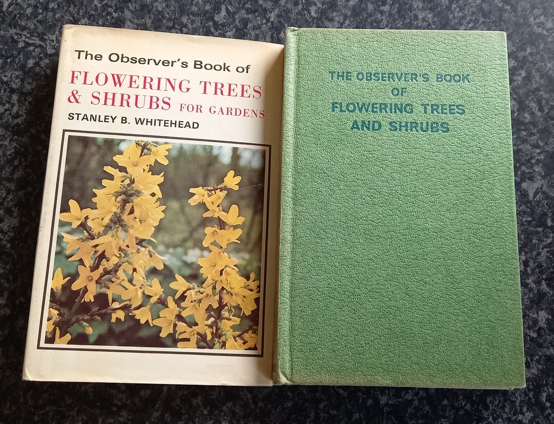 Observer's Book of Flowering Trees & Shrubs for Gardens Etsy