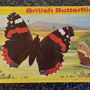 Brooke Bond-prentkaarten Britse vlinders. Complete set. Officieel album