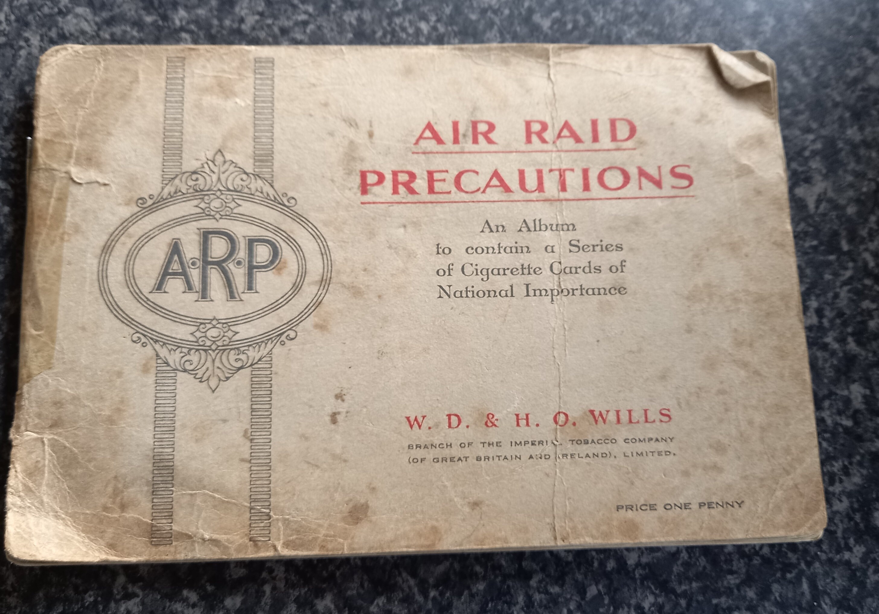 wills cigarette cards air raid precautions Cigarette Cards W D & H O Wills Air Raid Precautions. Official Album  Complete Set