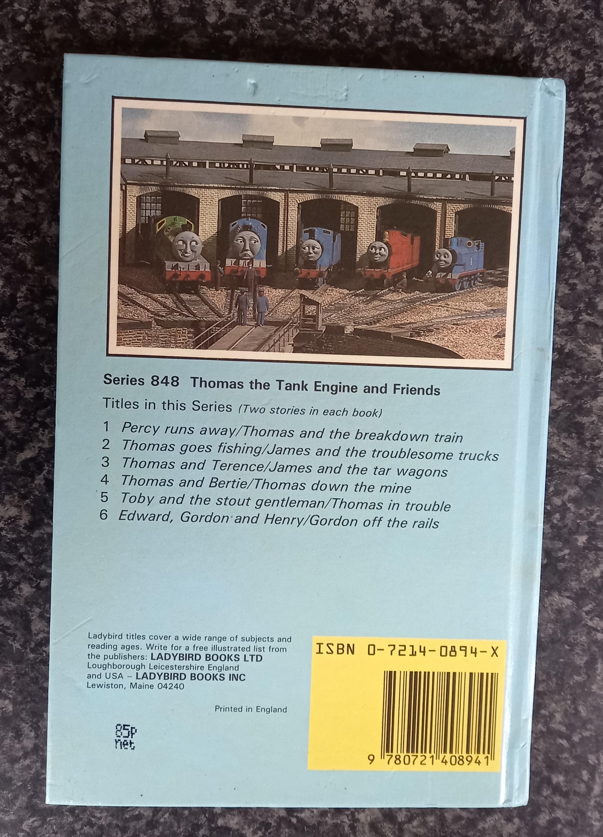 Thomas the Tank Engine Book: James and the Tar Wagons - Etsy UK