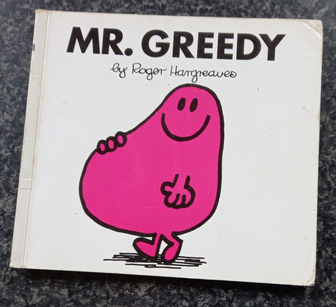 Mr Greedy by Roger Hargreaves - Etsy