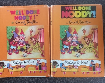 Well Done Noddy ! by Enid Blyton dust jacket