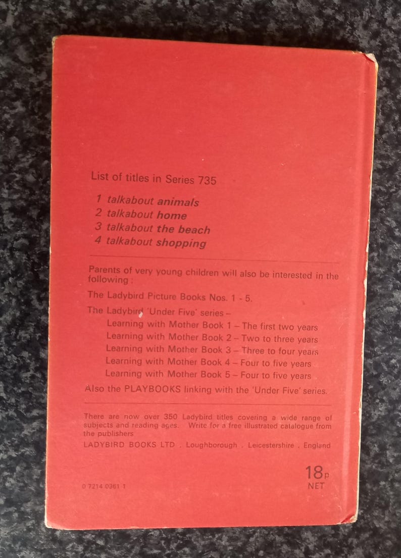 Ladybird Book Talkabout Home ( BGC ) - Etsy