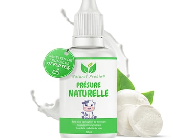 Liquid Veal Rennet 50ml for Artisanal Cheesemaking | Precise Dosage, High Concentration 1:10000 U, High Yield 250-500L