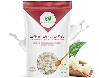 Milk Kefir Grains Starter Kit - Complete Recipe Included
