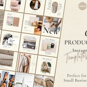 Product Instagram Templates | Editable Product Instagram Templates | Small Business Product Templates | E-Commerce Instagram Templates