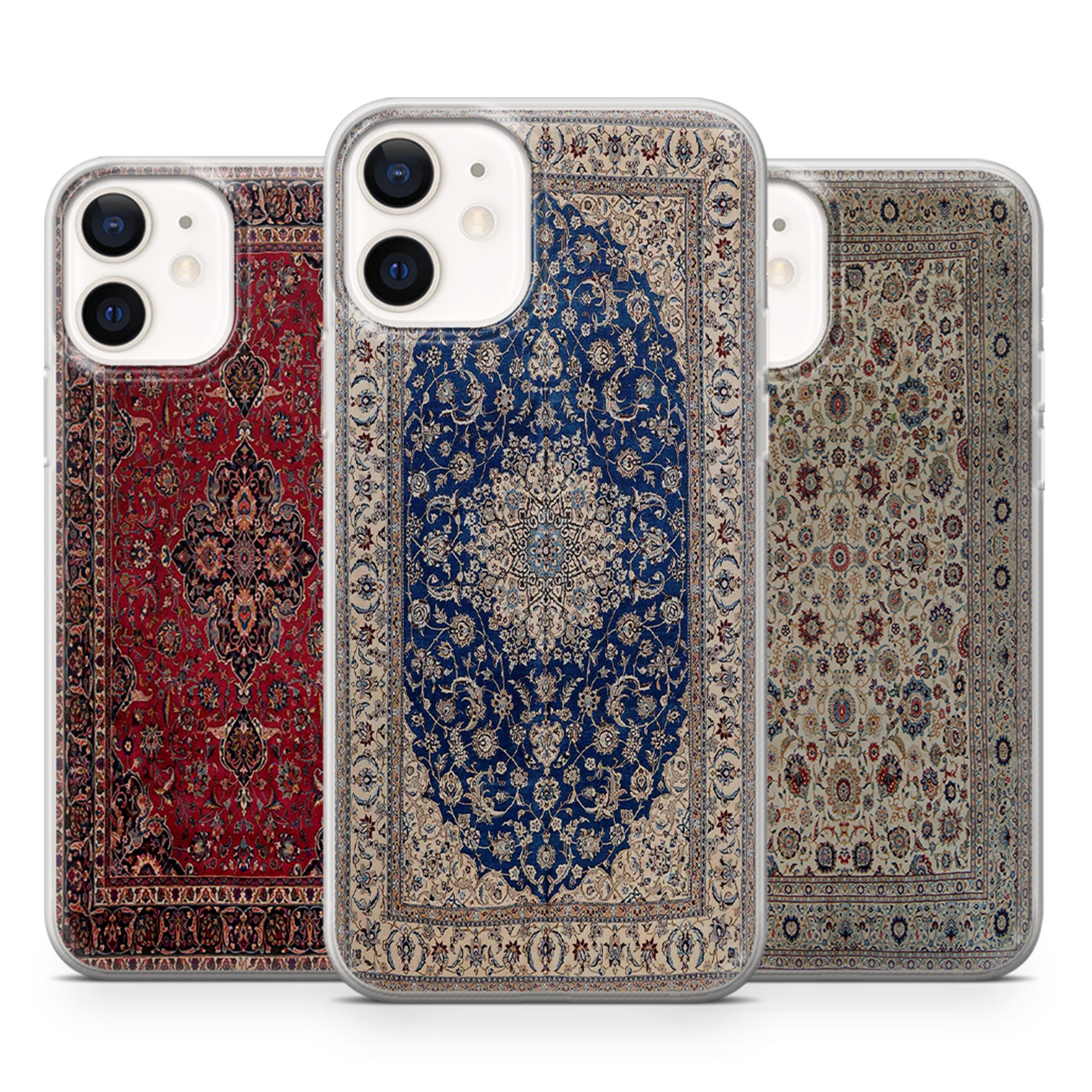 Carpet Phone Case Persian Cover for iPhone 15 14 13 12 Pro 11 XR