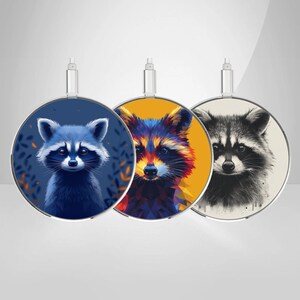 Raccoon Mobile Charger 15W Wireless Charging Trash panda Pad - Qi compatible Apple iPhone, Google Pixel, Samsung