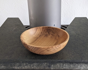 Wooden bowl turned from robinia