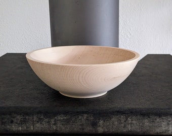 Wooden bowl made from pine turned scented bowl with pine shavings