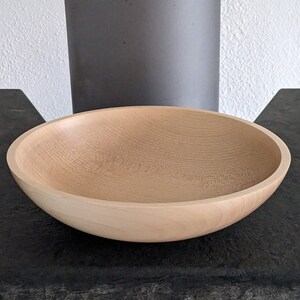 Wooden bowl turned from maple