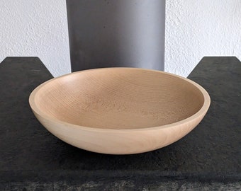 Wooden bowl turned from maple