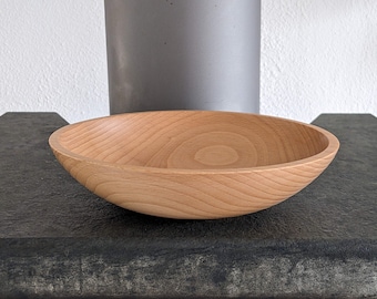 Wooden bowl turned beech