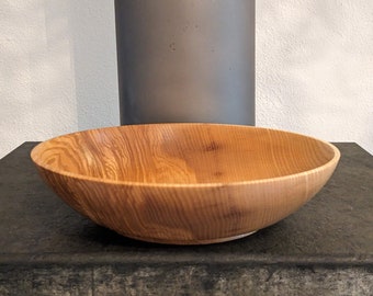 Wooden bowl turned from ash