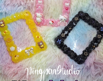 Marco de carga superior personalizado | Portatarjetas TCG adorable | Marcos adorables para personalizar tarjetas de K-pop y TCG | Regalo para fans del K-pop