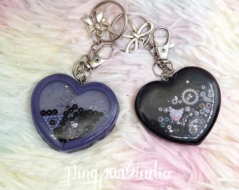 Kuro Kat Cat Shaker / Lindo llavero de resina para agitar