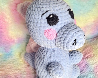 Amigurumi 'Dino' Dinosaurio de ganchillo - Dinosaurio lindo