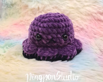 Pulpo reversible Moody / Juguete de ganchillo Moody (reversible)