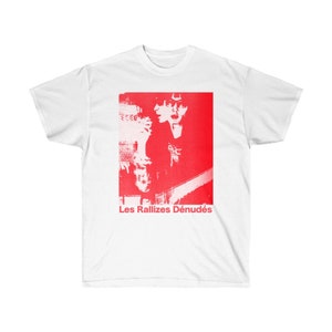 Les Rallizes Dénudés Vintage Style T Shirt (white/black) /2 (japanese post punk noise rock tshirt)