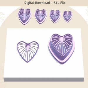 Taglierina per argilla a forma di foglia: gioielli e biscotti in argilla polimerica (file STL digitale)