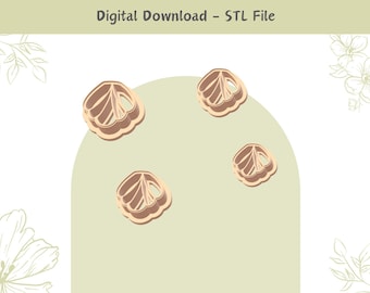 Cortador de arcilla marroquí: Herramienta redondeada para arcilla polimérica (archivo digital STL)