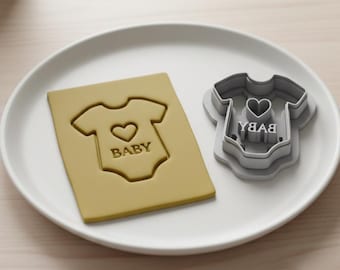 Baby Onesie Clay Cutter STL Bundle, Imprinted Bodysuit Earring Making (Digital Download)