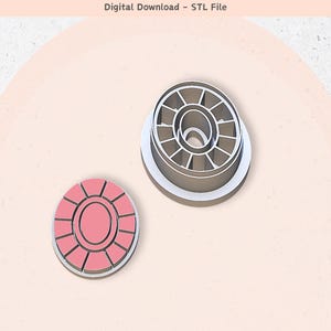 Unique Polymer Clay Cutter STL File: Jewelry & Cookie Design (Digital Download)