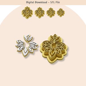 Tribal Harmony Clay Cutter: Jewelry & Cookie Design (Digital STL File)