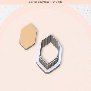 Frame Clay Cutter: 7 Sizes, Polymer Clay Jewelry (Digital STL File)