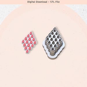 Unique Polymer Clay Cutter STL File: Jewelry & Cookie Cutter (Digital Download)