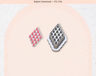 Unique Polymer Clay Cutter STL File: Jewelry & Cookie Cutter (Digital Download)