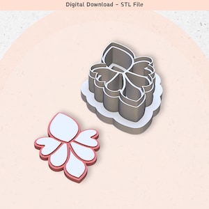 Unique Polymer Clay Cutter STL File: Jewelry & Cookie Design (Digital Download)