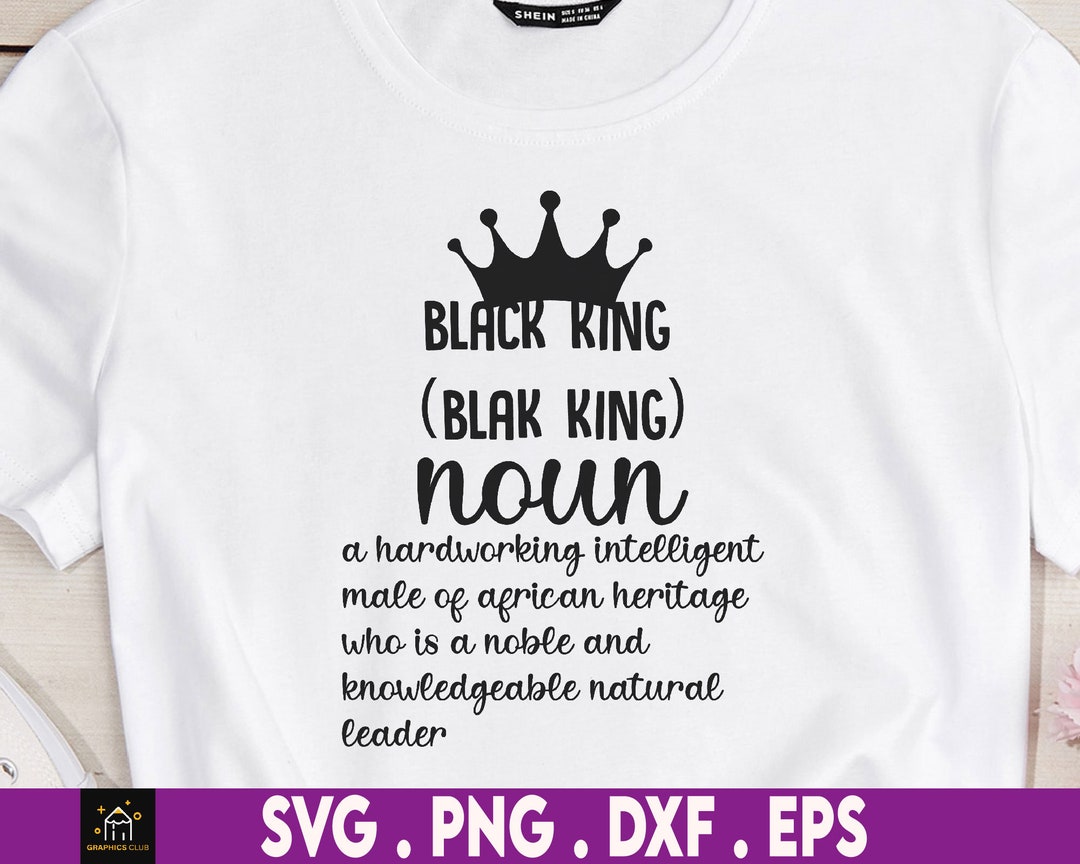 Black King Definition African Graduation Svg Black Magic Svg Etsy