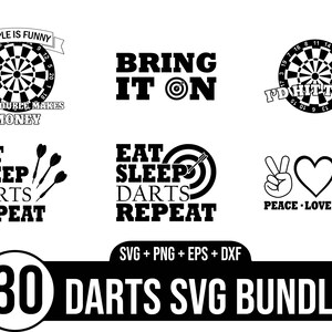 Darts SVG Bundle, Dart Board Svg, Dart Svg, Dart Shirt Svg, Dart Logo ...