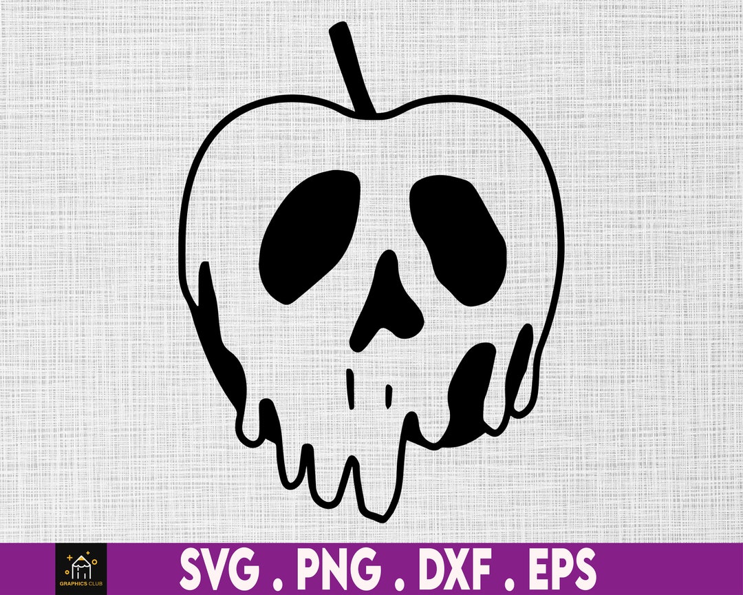 Poison Apple Svg, Poisoned Apple Svg, Snow White Svg, Home School Svg