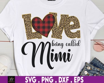 Blessed To Be Called Mimi Plaid T-Shirt – Cute Grandma Tee, 3/4 Sleeve, Casual & Comfy - View #8